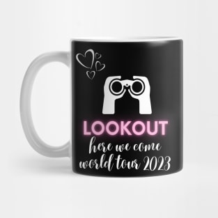 scentsy lookout, here we come, world tour 2023 Mug